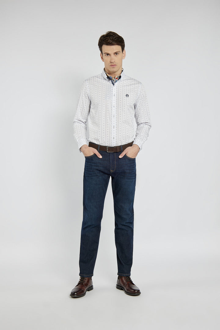Campione Modern Fit men's shirt with small patterns