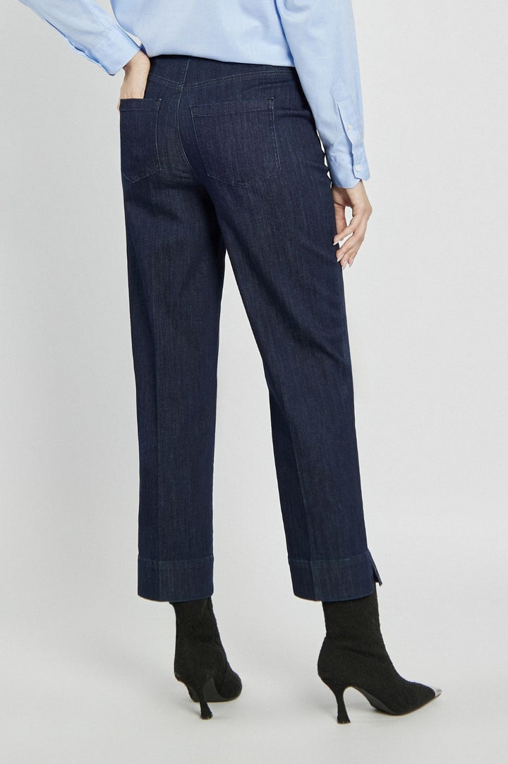 Navy blue Campione pants with cuffs