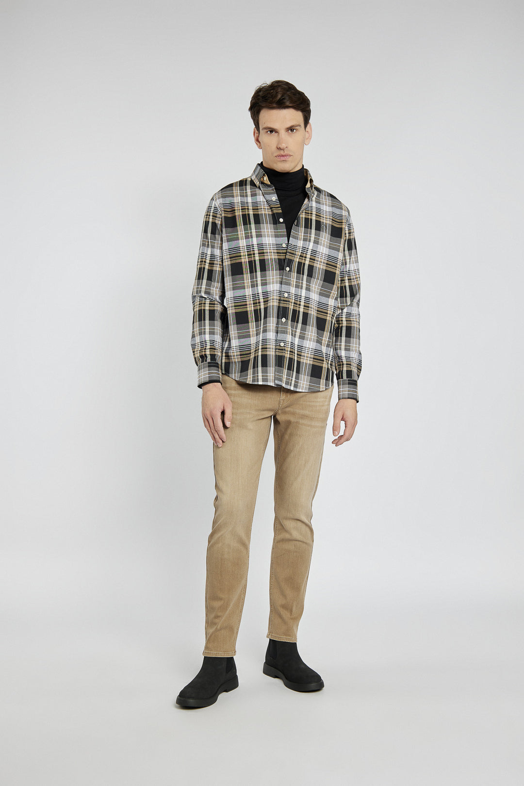 Men's Campione classic beige chino pants