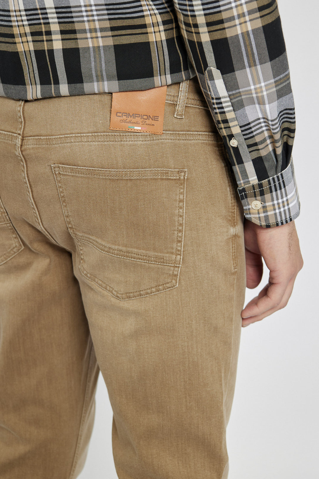 Men's Campione classic beige chino pants
