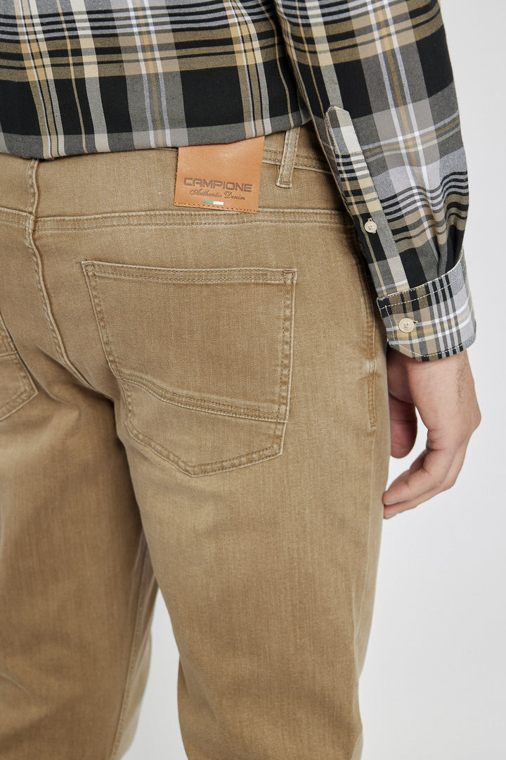 Men's Campione classic beige chino pants