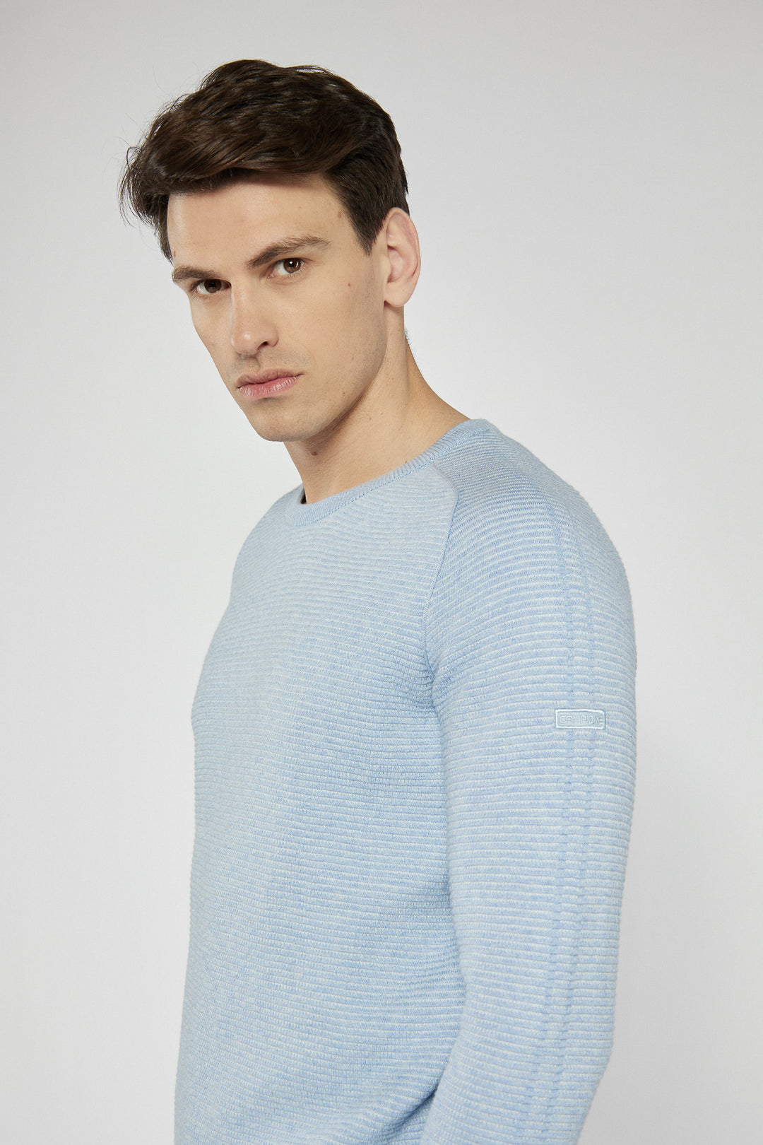 Campione men's sweater in light blue