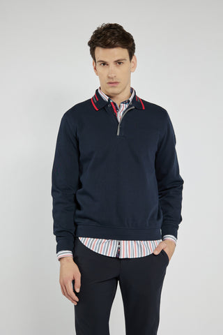 Campione men's polo sweatshirt with collar