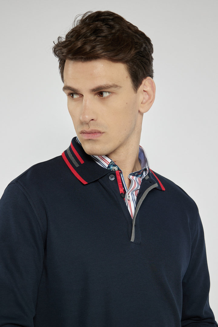 Campione men's polo sweatshirt with collar