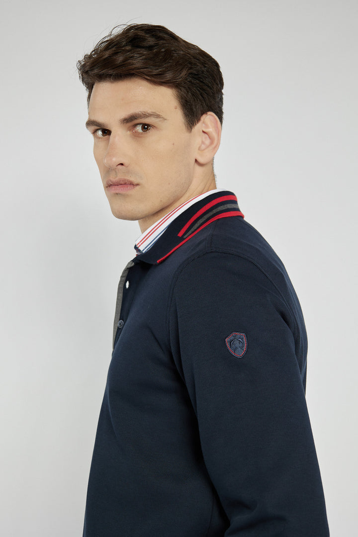Campione men's polo sweatshirt with collar