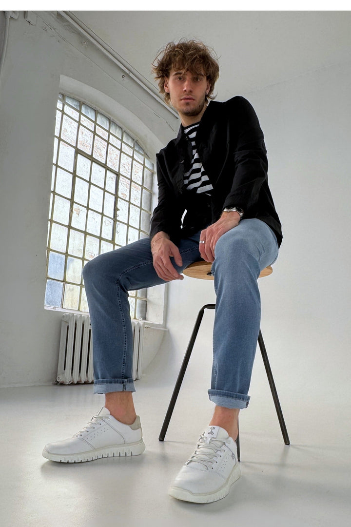 Denim Fit Jeanshose mit zeitlosem Schnitt
