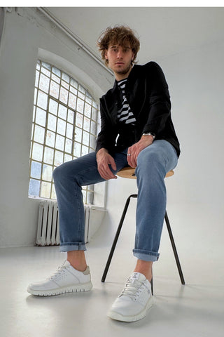 Denim fit jeans pants with a timeless cut