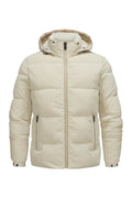 Herren-Steppjacke mit Kapuze