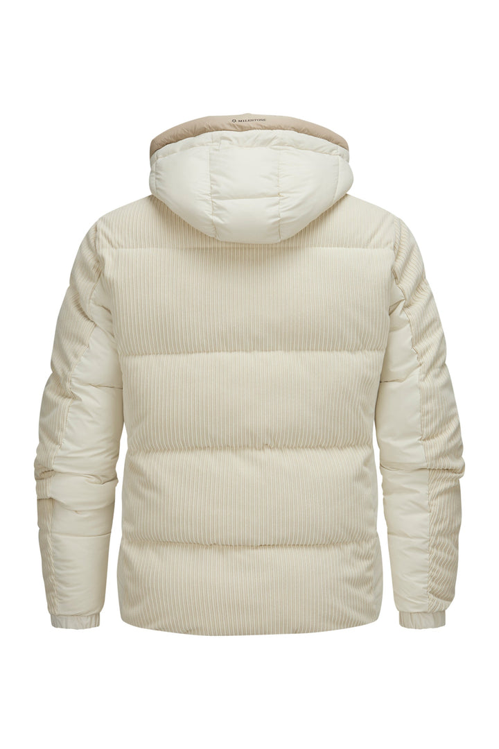 Herren-Steppjacke mit Kapuze