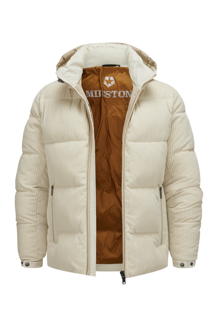 Herren-Steppjacke mit Kapuze
