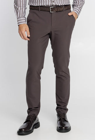 Alberto Brown Slim Fit Chinos