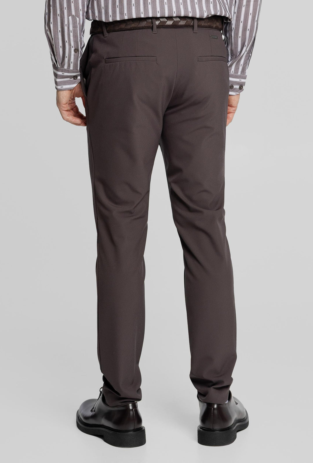 Alberto Brown Slim Fit Chinos