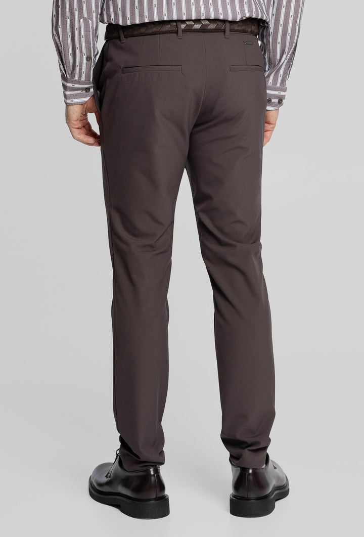 Alberto Brown Slim Fit Chinos