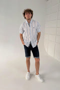 Denim Shorts in a Lyocell Blend