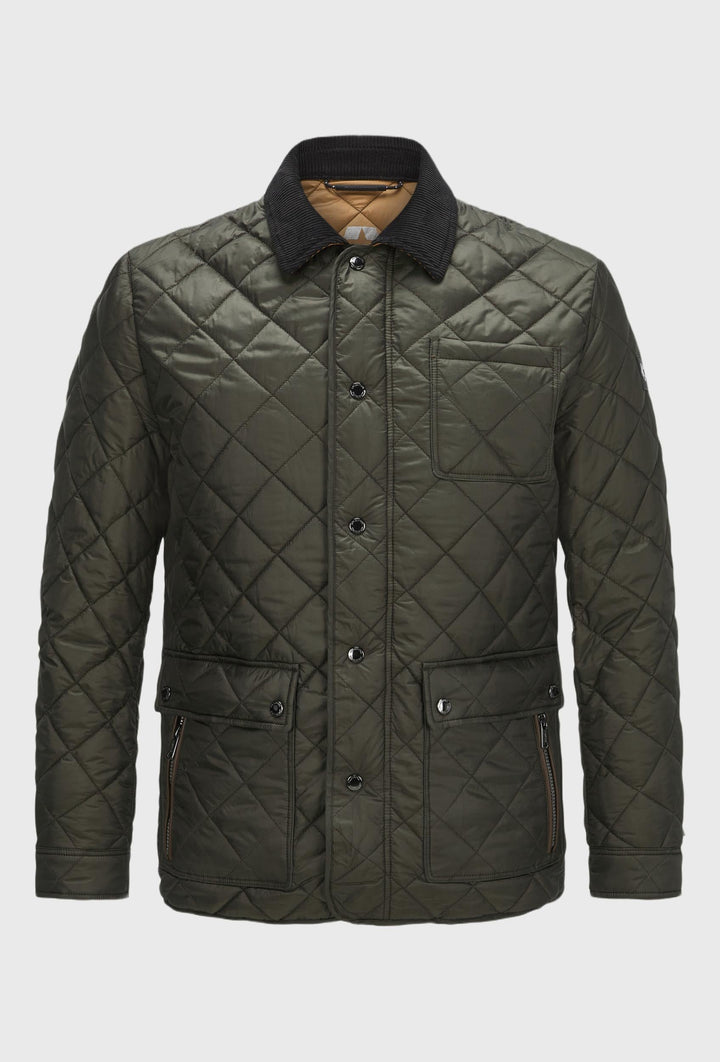 Milestone jacket with large pockets, in khaki color