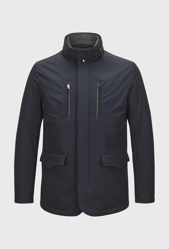 Navy-Jacke mit abnehmbarer Weste
