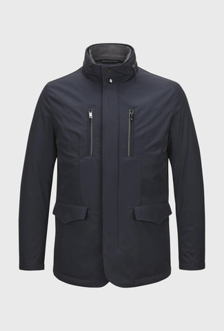 Navy Jacket with Detachable Gilet