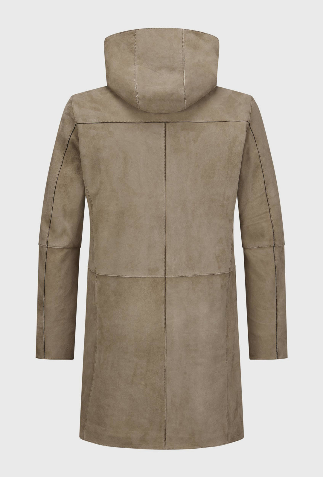 Long Reversible Hooded Coat