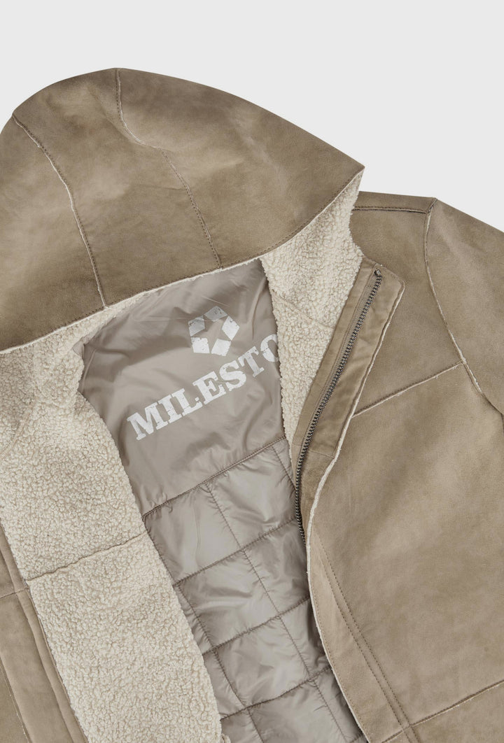 Long Reversible Hooded Coat