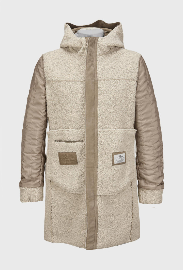 Long Reversible Hooded Coat