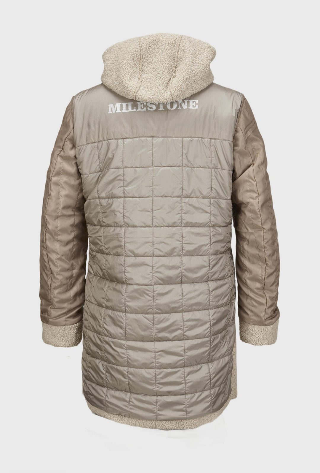 Long Reversible Hooded Coat