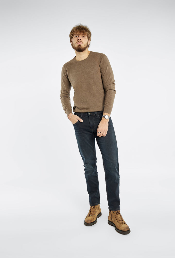 Klassische Primodi Herrenjeans im Skinny Fit in Navy