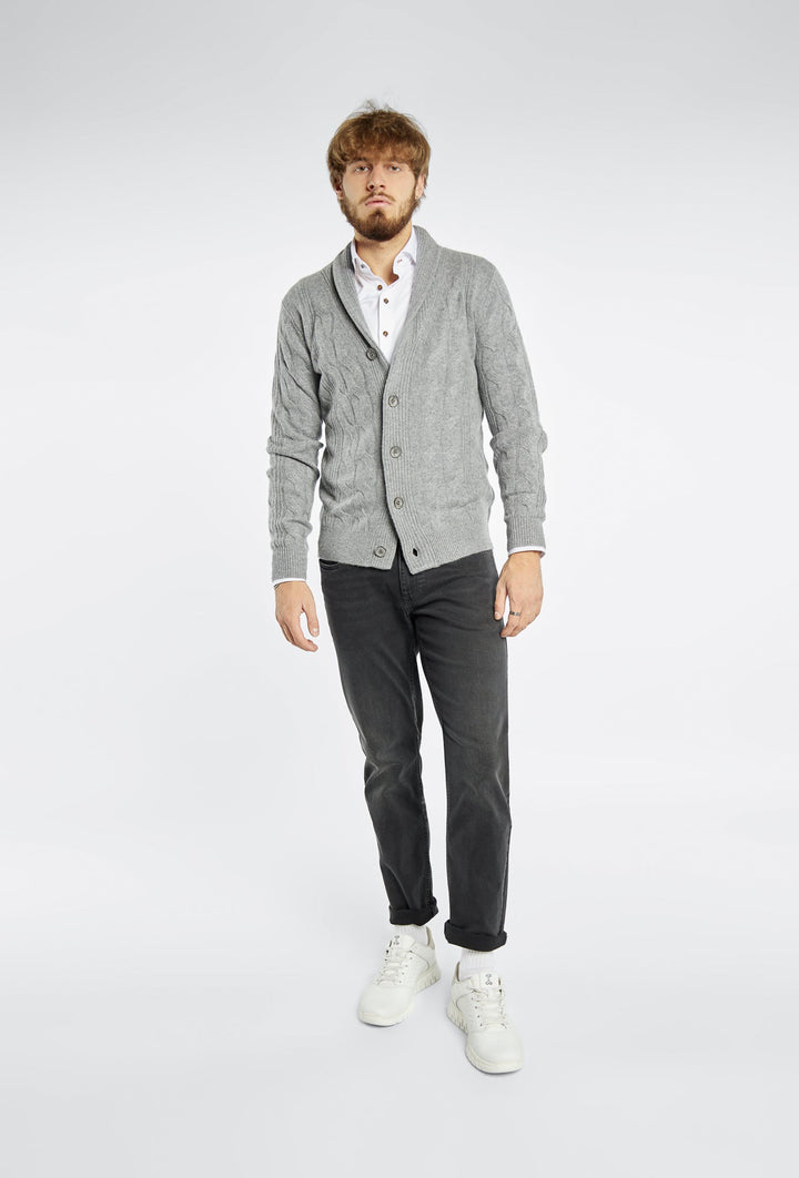 Moderne Primodi Herrenjeans im Skinny Fit in Schwarz