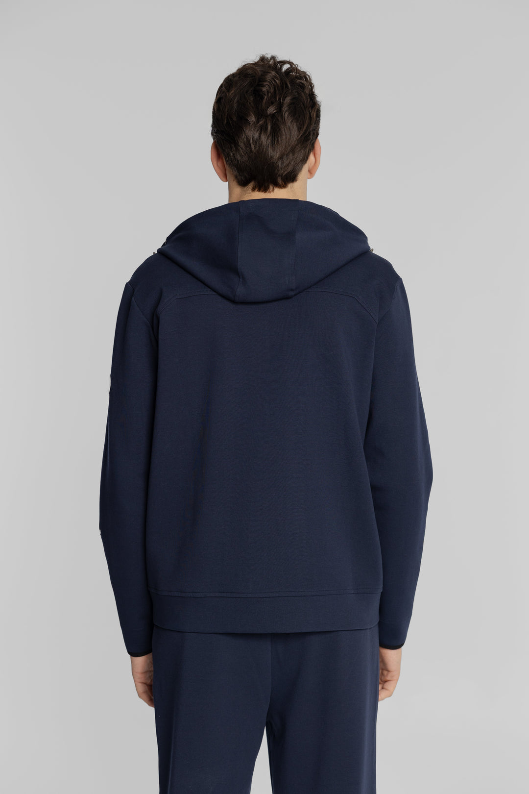 Campione Dunkelblaues Herren-Set mit Zip-Hoodie und Hose