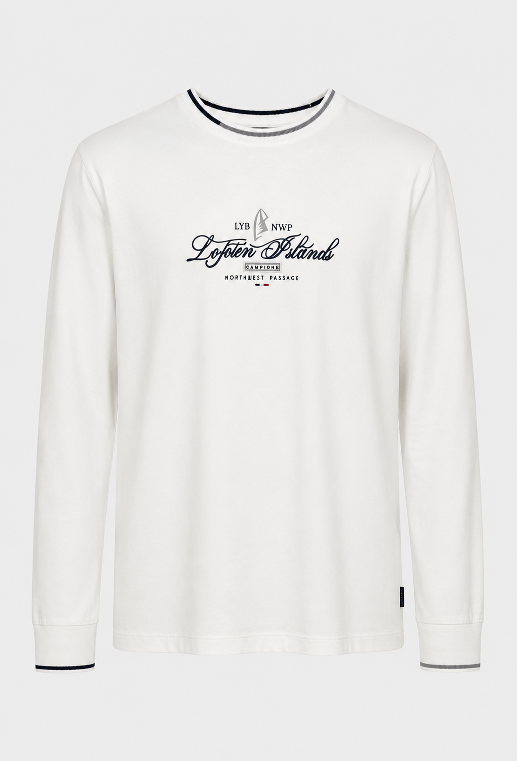 Męski longsleeve z nadrukiem Regular Fit