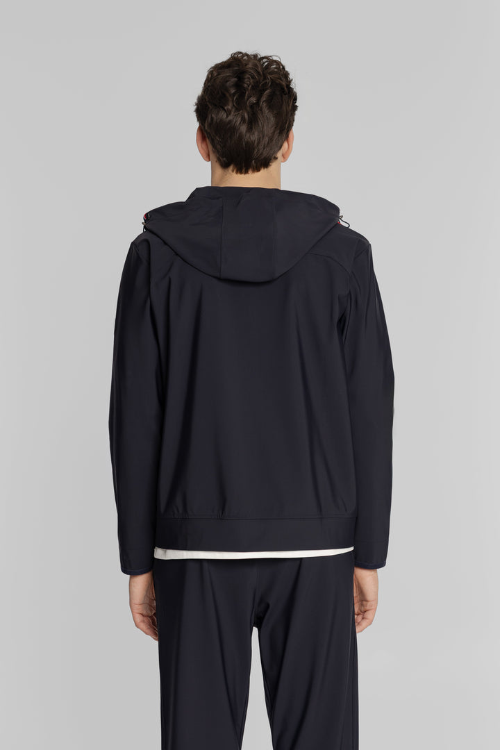 Campione Dunkelblaues Herren-Set mit Kapuzenjacke und Hose