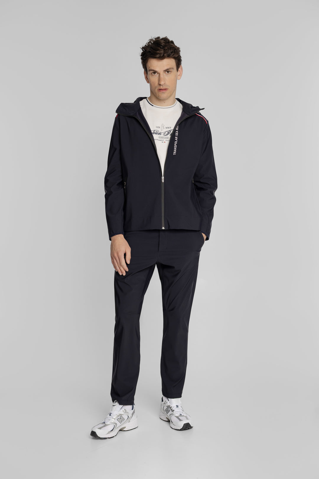 Męska kurtka softshell z kapturem i zamkiem Regular Fit