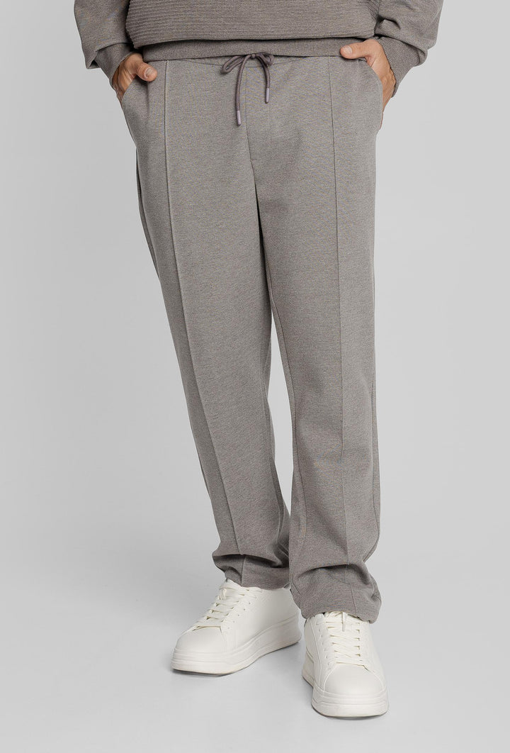 Campione Herren-Set in Taupe mit Sweatjacke und Hose