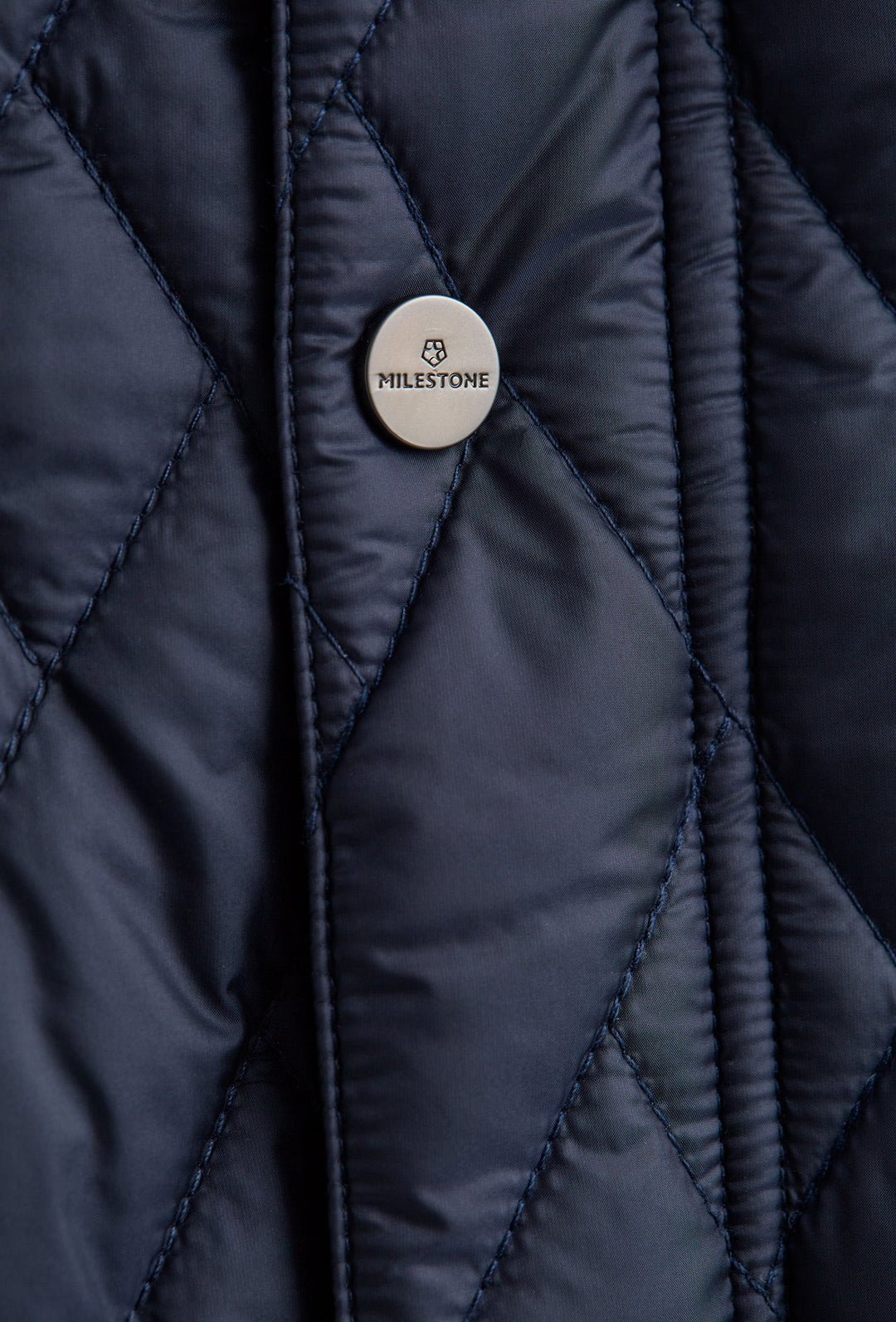 Navy Quilted Jacket