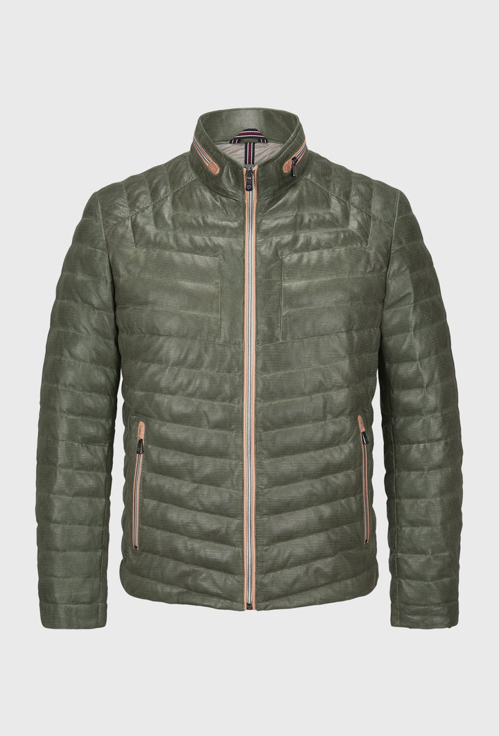 Olive Quilted Jacket
