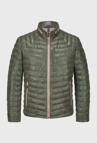 Olive Quilted Jacket
