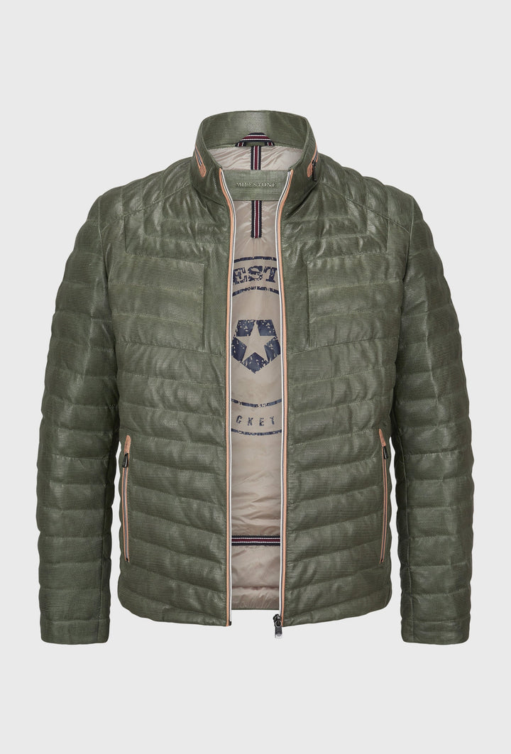 Olive Quilted Jacket
