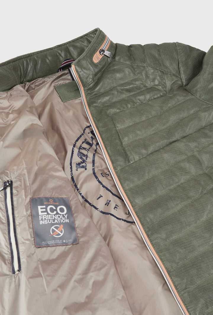 Olive Quilted Jacket