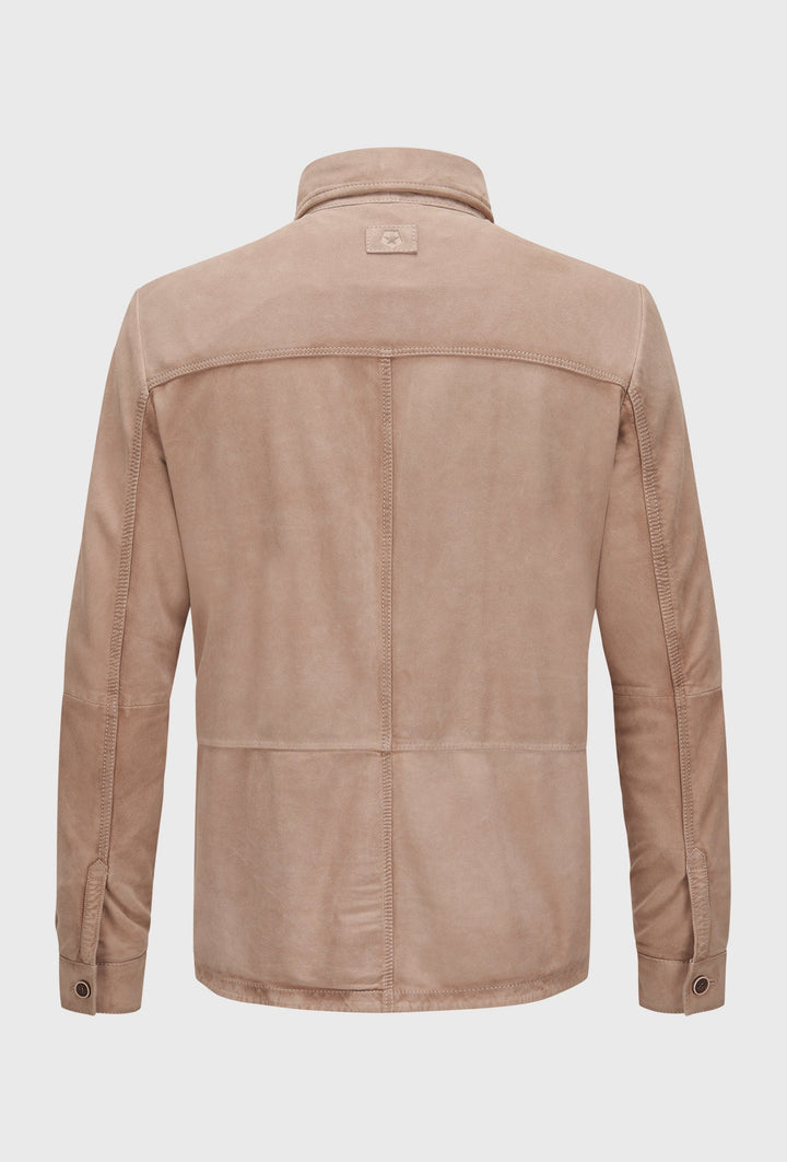 Milestone Wildlederjacke Beige