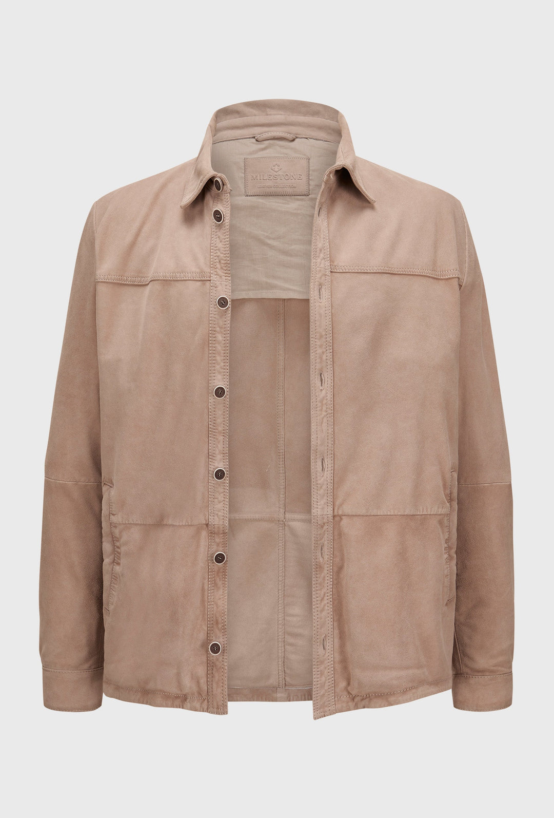 Milestone Wildlederjacke Beige