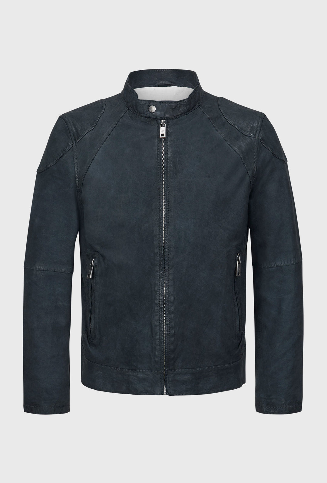 Bikerjacke Navy