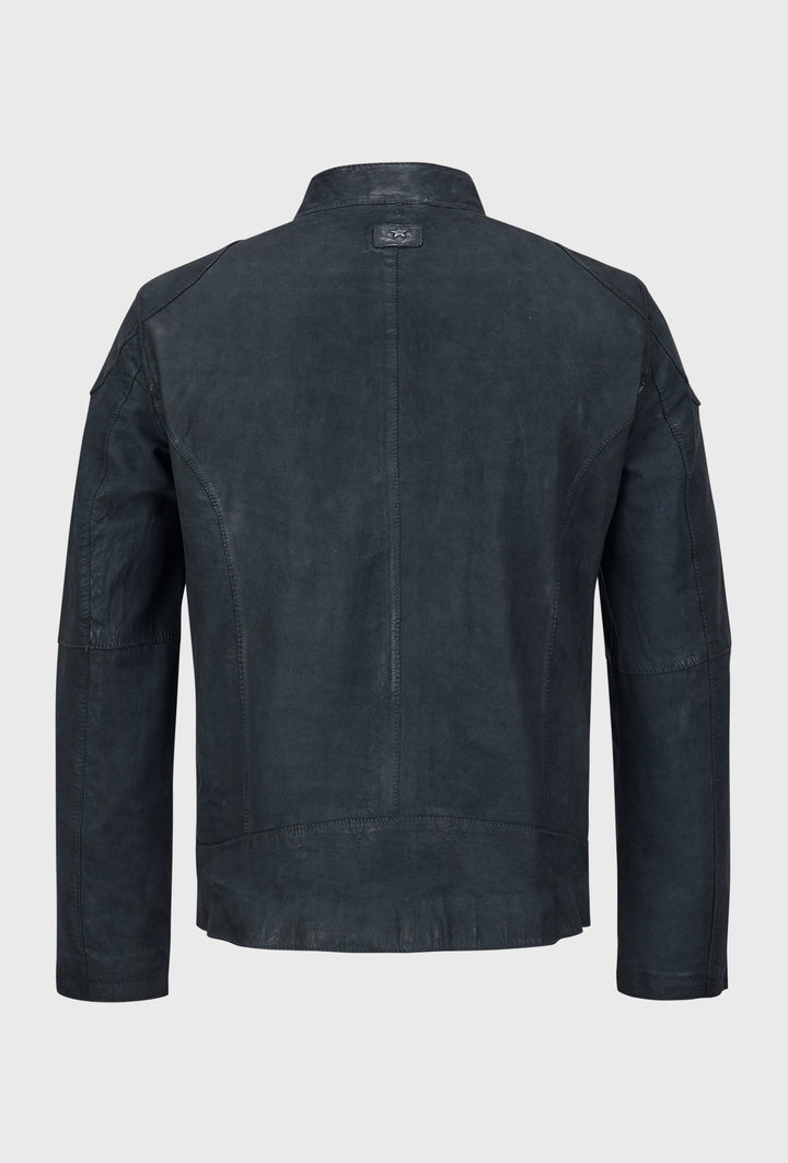 Bikerjacke Navy