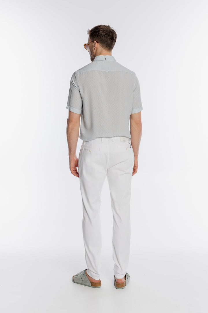 Alberto Snow-White Men's Chinos with a Smooth Finish