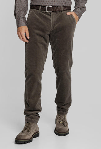 Alberto Taupe Corduroy Trousers