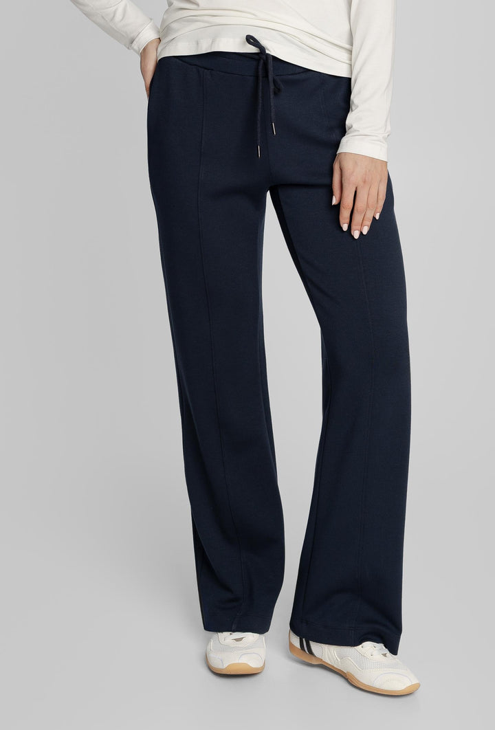 Navyfarbener Damen-Trainingsanzug mit Sweatjacke und Hose