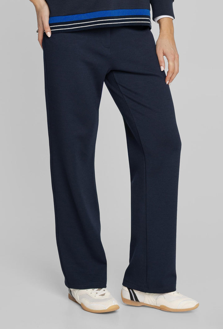 Campione Women's Navy Stand-Collar Sweatshirt and Trousers Set
