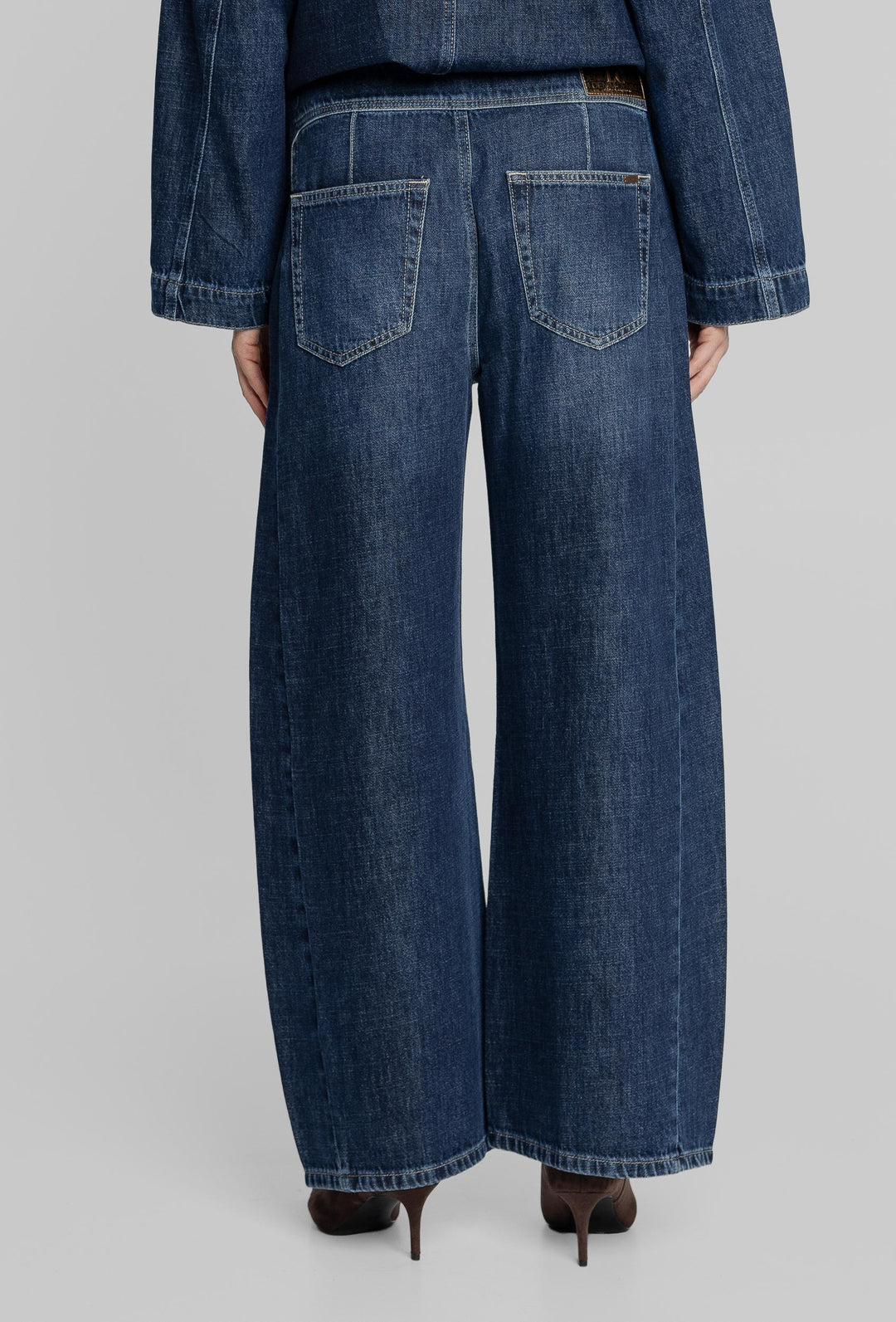 Campione Denim-Set mit Oversize-Jacke und weiter Jeans