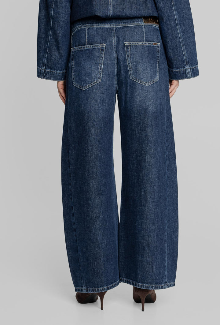Campione Denim-Set mit Oversize-Jacke und weiter Jeans