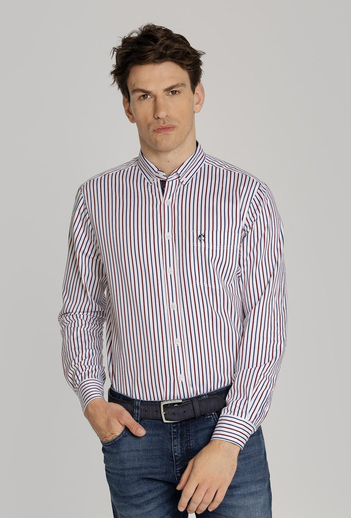 Męska koszula w paski Regular Fit