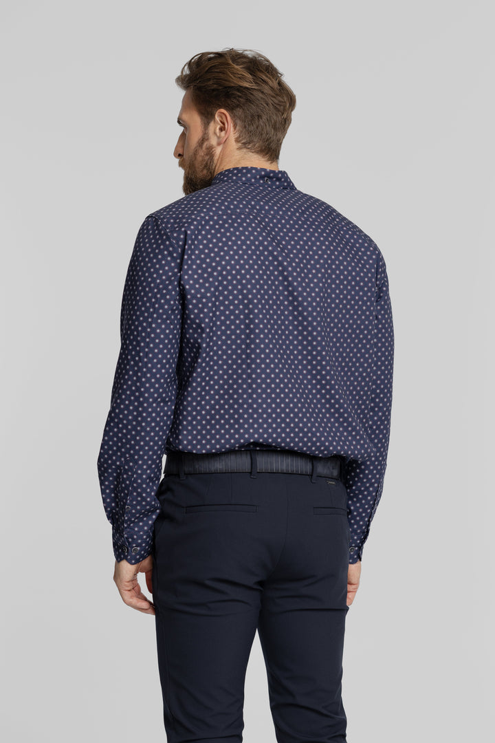 Męska koszula we wzór Regular Fit