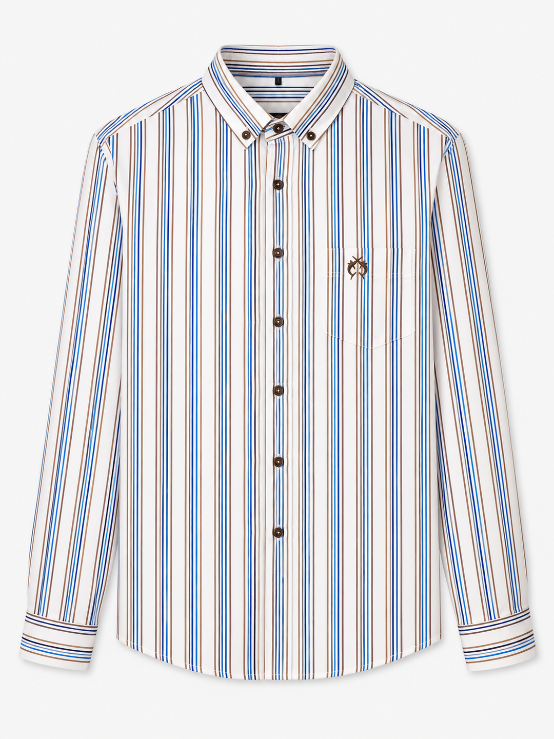 Męska koszula w pionowe paski Modern Fit